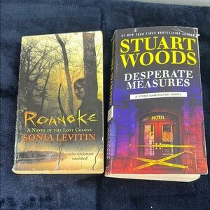 Roanoke Lost Colony Sonia Levitin & Desperate Measures Stuart Woods